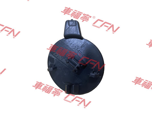 تسلا موديل Y منتصف الليل المصد الأمامي سحب خطاف غطاء الغطاء 1493746-00-A بلاستيك أسود