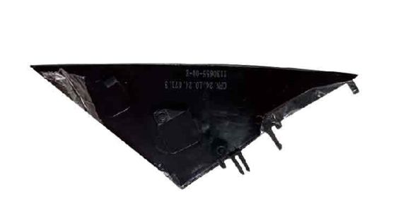 غطاء العمود الأيمن A لسيارة Tesla Model 3 من 2017-2023 بلاستيك ABS أسود