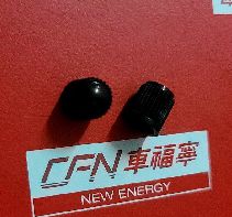 غطاء غبار TPMS Tesla Model 3/Y/X/S - غطاء أسفل الصمام البلاستيكي الأسود