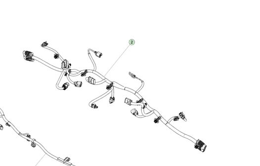 تسلا موديل 3 2020 مجموعة أسلاك FEM 1567961-00-A أسود