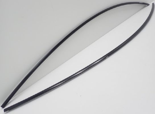 زخرفة خارجية من المطاط الأسود لسيارة Tesla Model 3 2017+ 212x26x5mm