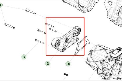 ذراع رد فعل عزم دوران Tesla Model X 1500 نيوتن متر SDU-F 2015-2021