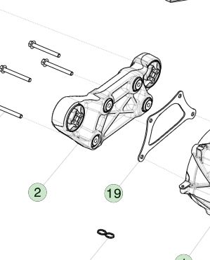 ذراع رد فعل عزم الدوران Tesla MX/MS SDU-F 1052783-00-C بسعة 1800 نيوتن متر