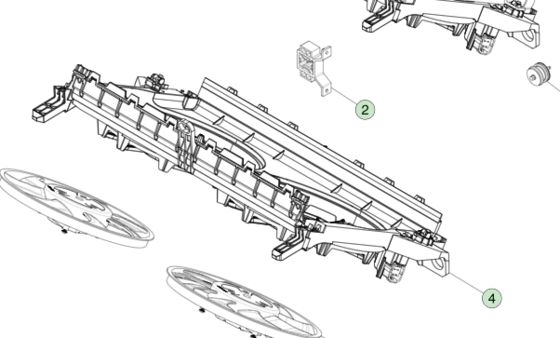 مروحة تبريد وتجميع غطاء Tesla Model S/X 1754791-00-A 12V 3KG