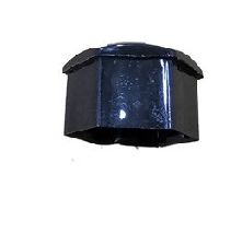 غطاء العجلات السوداء المعتمة للسيارة تسلا موديل S/3 22 ملم 15 ملم بلاستيك ABS