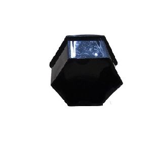 غطاء عجلة تيسلا السوداء اللامعة 22 ملم ABS بلاستيك 5x5x3 سم