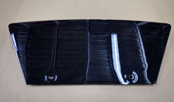 غطاء وصلة جر خلفي للمصد الخلفي لسيارة Tesla Model S، مقاس 52x25x6 سم، بلاستيك ABS