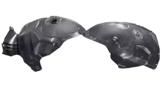 بطانة عجلة أمامية يسار تسلا موديل 3 2023+، 170x80x35 ملم، بلاستيك أسود